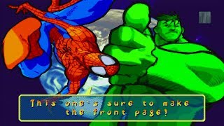 Marvel VS Capcom 1 - Hulk/Spider-Man - Expert Difficulty Playthrough