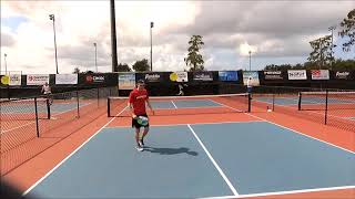 Anton Gudz vs Chris Wong Mens 4.0+ Singles US Open 2018 Pickleball Tournament