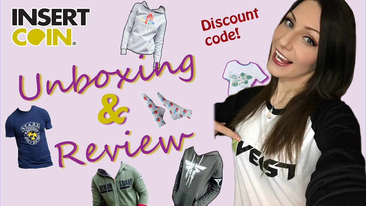 insert coin clothing unboxing
