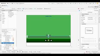 Android App Audio Player Design Layout With Code