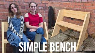 Make A Simple Garden Bench - Aldo Leopold style bench