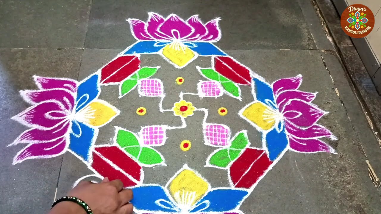 Sankranti Special Muggulu - 13x3 Dots Rangoli | Pongal Kolam | Festival Rangoli