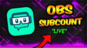How To Add Live Subscriber Count | Stream Labs OBS *Live Count*