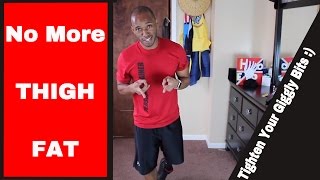 How To Lose Thigh Fat FAST! - Fat Burning Lower Body Workout