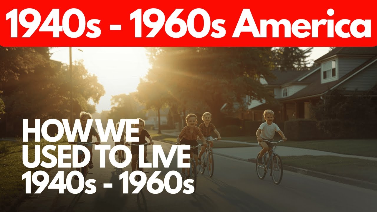 When Life Moved Slower: Everyday Moments from 1940s-1960s America