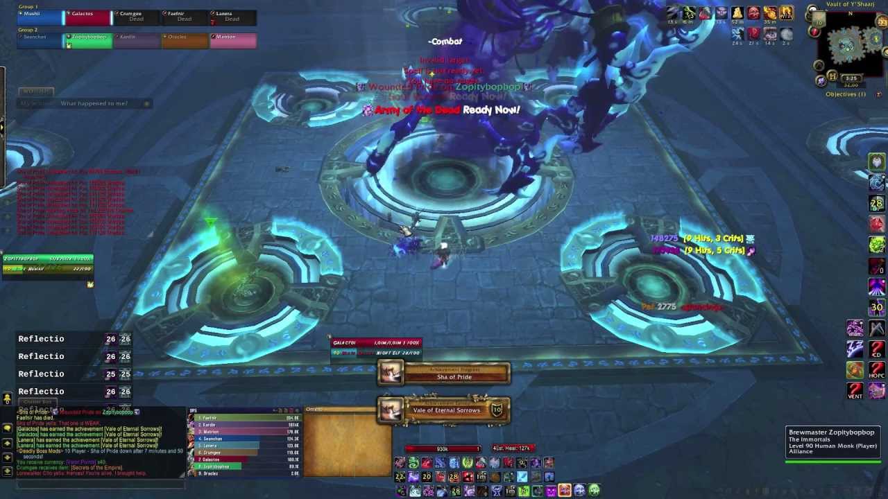 The Immortals vs. Sha of Pride