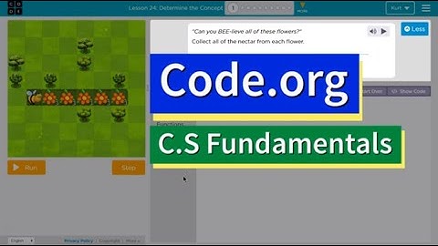 Determine the Concept CS Express Lesson 24.1 - Course E 19.1 Code.org Tutorial with Answers