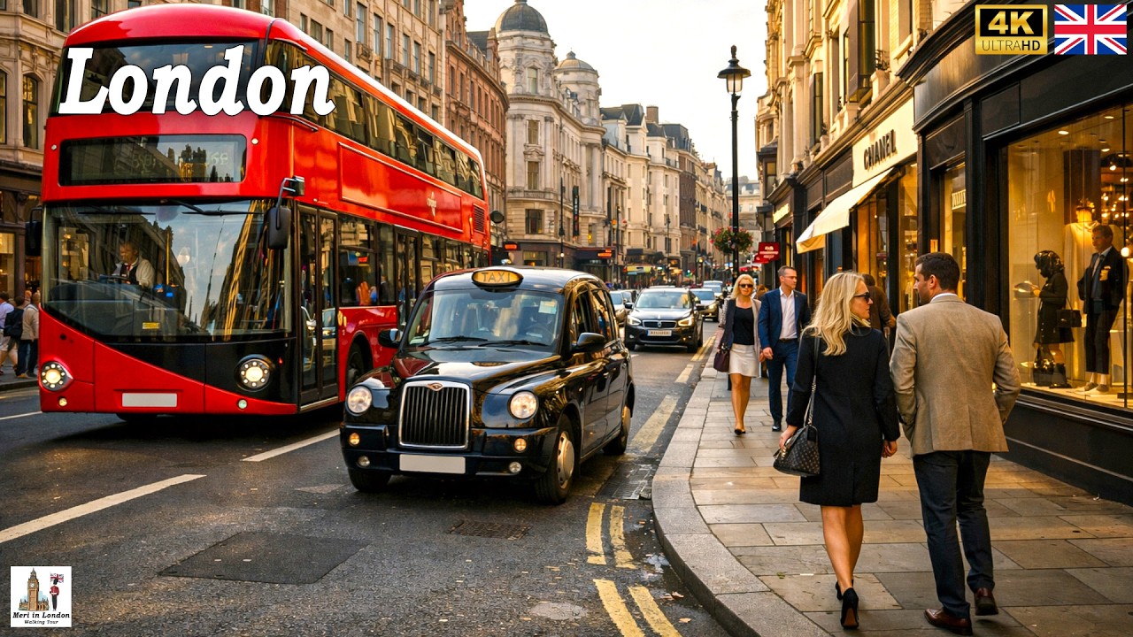 Walking London's Most Vibrant Streets | Experience Walking Tour on London's Lively Streets | True 4K