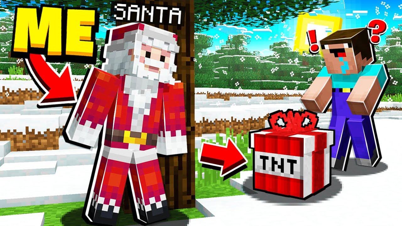 Santa PRANK in Minecraft! - Minecraft Trolling Video