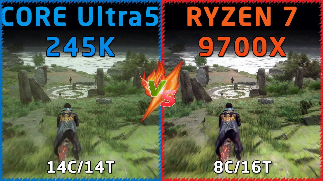 Intel Core Ultra 5 245K vs AMD Ryzen 7 9700X - YouTube