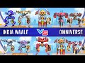 Indiawaalemecharena vs omniverse  mech arena