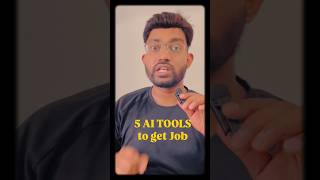 5 AI TOOLS to get Job in Tier-1 Companies | AI CAREER