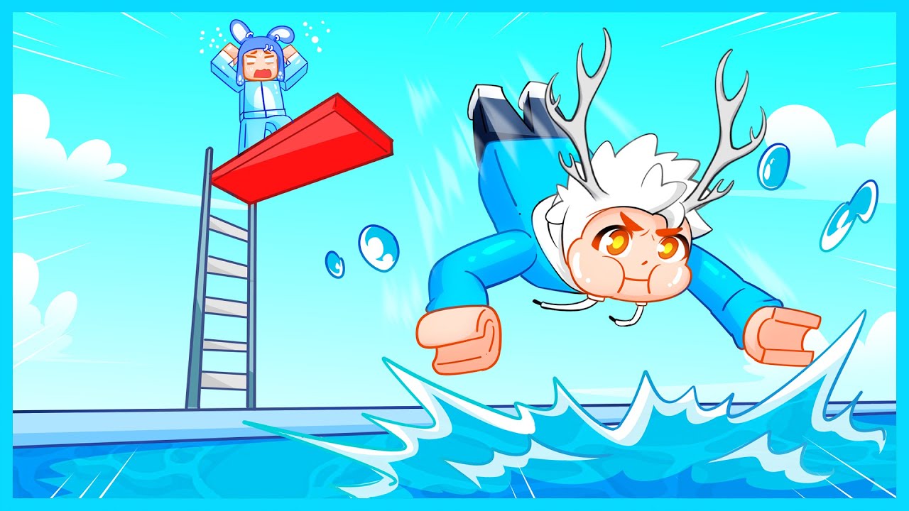 LOMPAT Ke Kolam Renang Dari Tempat PALING TINGGI Di Dunia VS PENDEK!