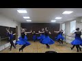 Народно-сценический танец, II-ой курс, II-ой семестр, этюд на вращения (Россия)