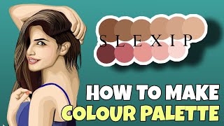 VECTOR ART TUTORIAL // HOW TO MAKE COLOUR PALLETE // INFINITE DESIGN