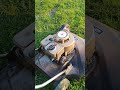 Antique Wards PowerKraft Push Mower Running