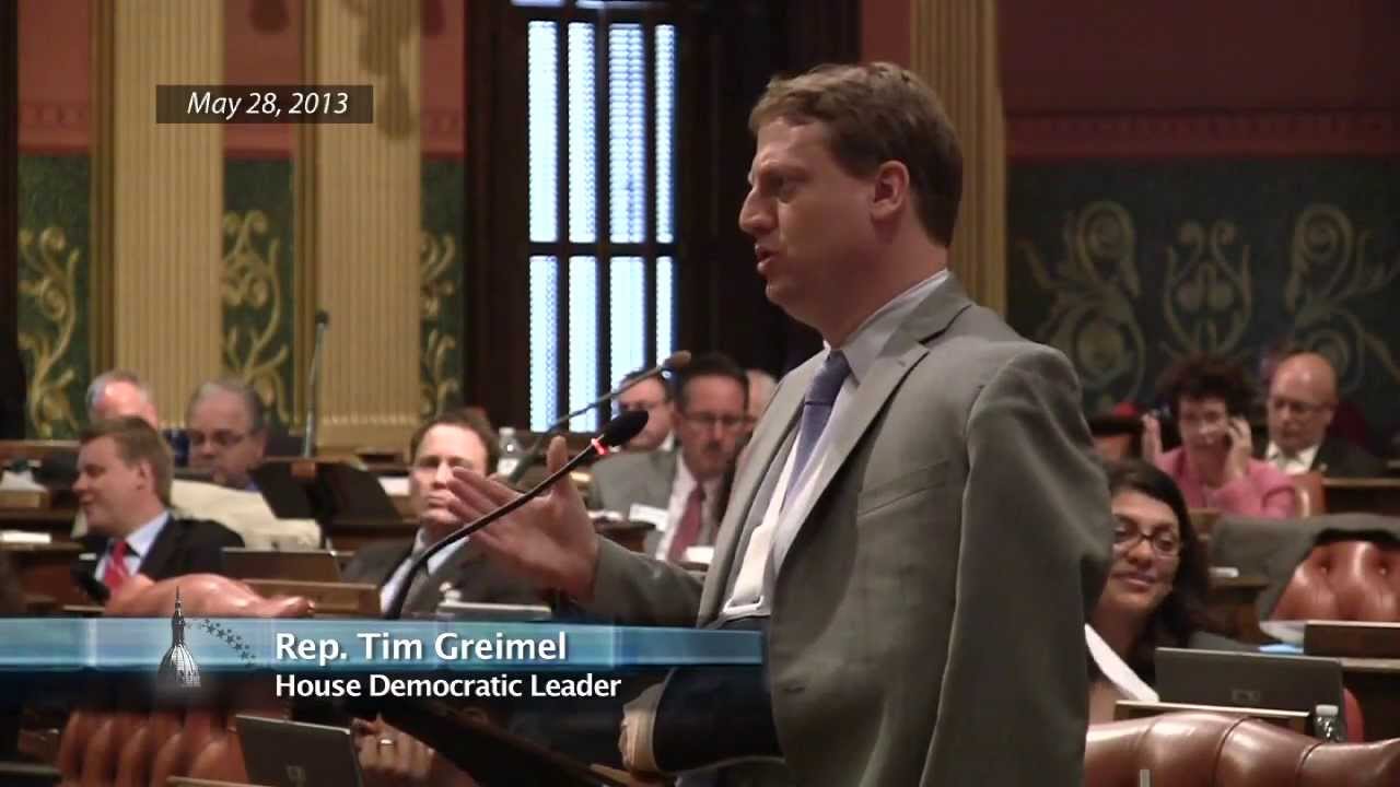 democrats qualified for next debate Rep. Tim Greimel speaks on HB 4328: Michigan's Budget for Fiscal Year 2014