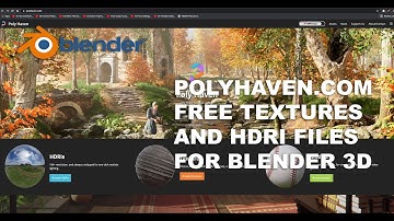 POLYHAVEN.COM For Free Textures and HDRI Files to use with Blender 3D