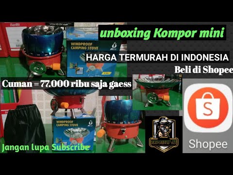 Unboxing Kompor  Mini  pendakian gunung Harga  Termurah Se 