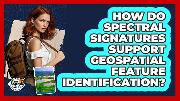 How Do Spectral Signatures Support Geospatial Feature Identification?