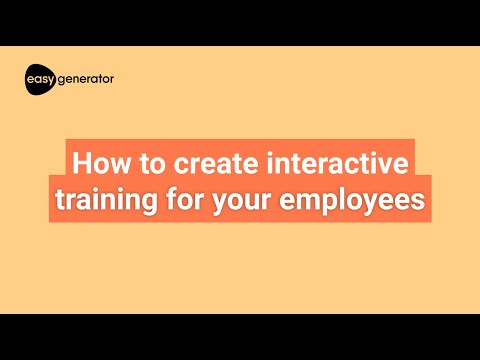 How to create interactive online training for employees | Step-by-step guide