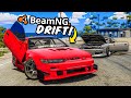 Is BeamNG.Drive The BEST Drift Game!? Crashes, Tandems, &amp; Big Sends!