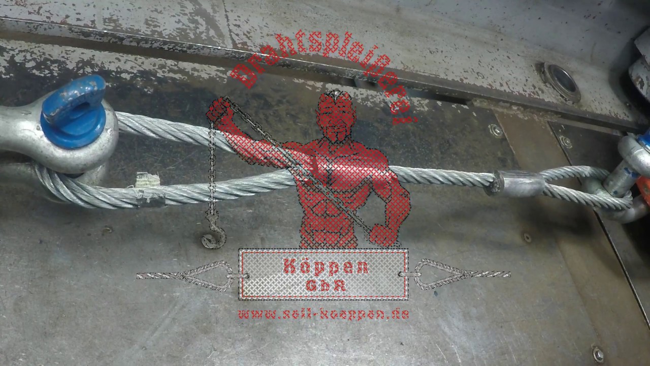 Belastungstest Abschleppseil