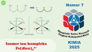 Discussion of Question No. 7 OSNK Chemistry 2025 - Isomers [Fe(dien)2] 2 