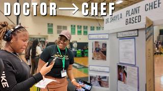 I Told High School Students How I Became a Doctor and Plant Based Chef