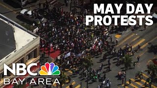 May Day demonstrations, Gaza war protests continue across Bay Area