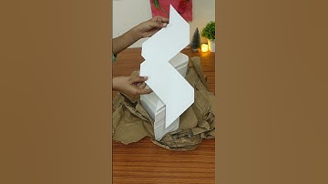 Popup cube DIY cut unboxing gift box ideas #shortsfeed #craft #unboxing #diy #gift #popup #handmade