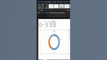 Create a professional doughnut chart in Excel |#excel #financialanalysis #excelchart #finance