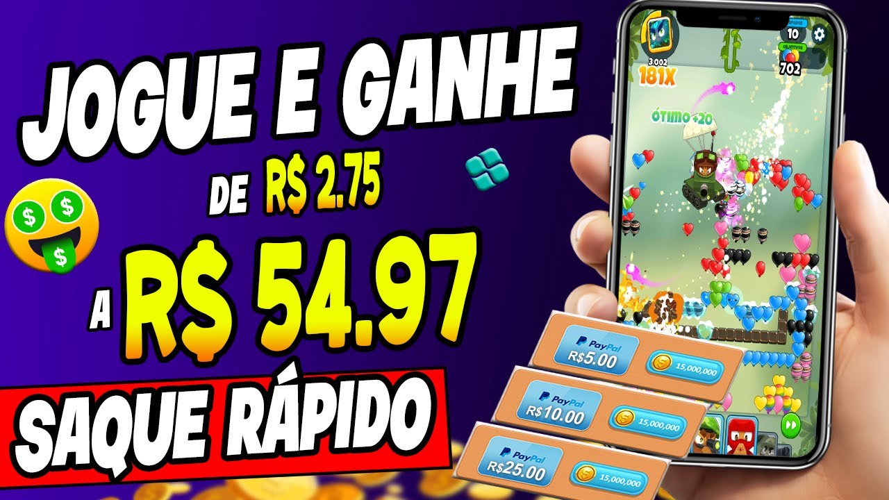 [Lançou💥😲] APP de JOGO que GANHA DINHEIRO de VERDADE no PAYPAL (Saque Rápido) App Pagando