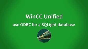 WinCC Unified V16: Usage of ODBC for the default SQLight database