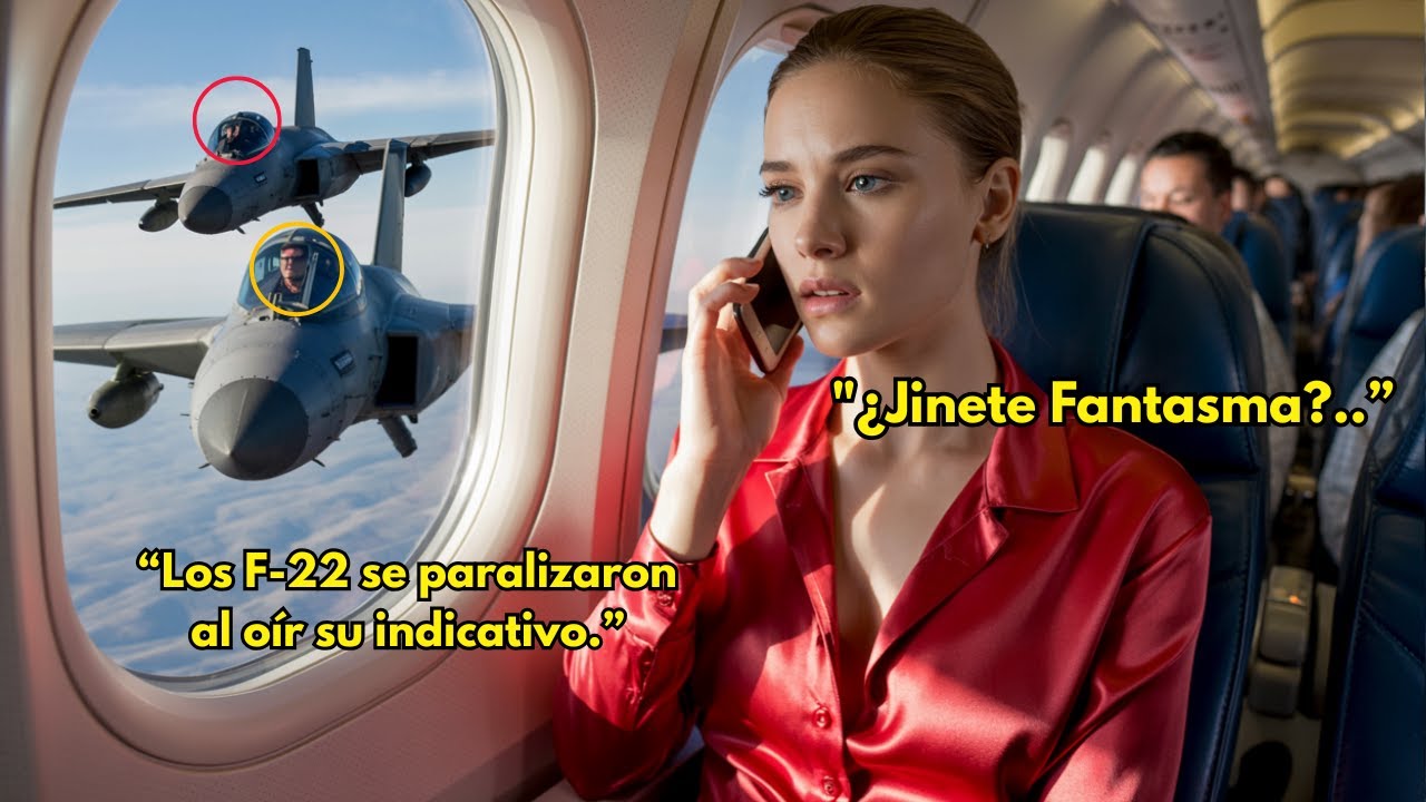 Era solo una piloto comercial… Hasta que los F-22 oyeron ‘Ghost Rider’ en la radio