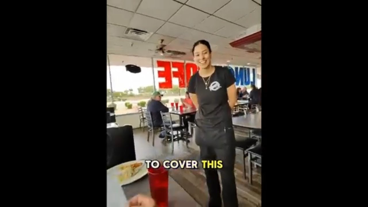 Couple Challenges Waiter With Money! 