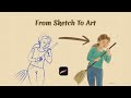 Illustration Process -An Annoyed Girl