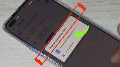 How to Enable Google Backup in OnePlus Nord - Create Backup Account
