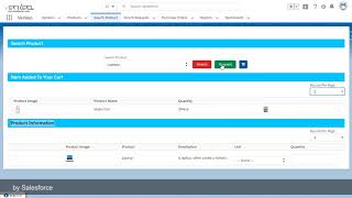 Vendor Management Application screenshot 1