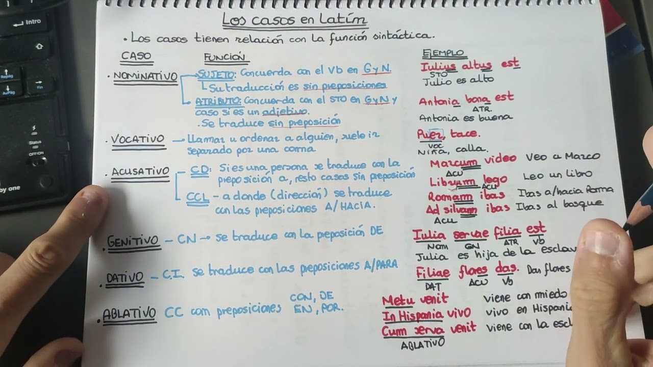 Los casos en latín