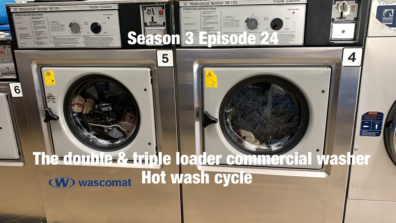 Laundromat day S3 Episode 24 The Wascomat W75 & W125 Washers action.