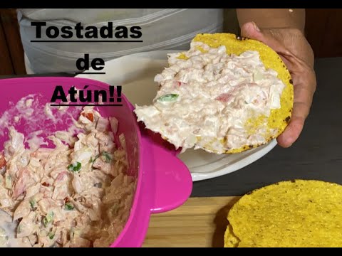 Tostadas de Atún!! - YouTube