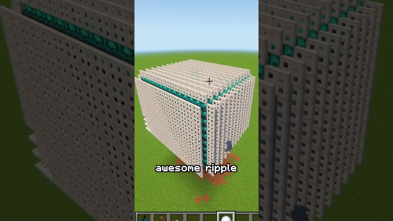 Epic Sculk Sensor Trapdoor Wave Trick!