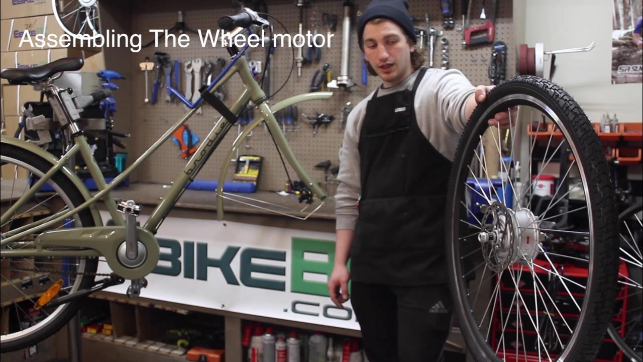 Front hub motor installation YouTube