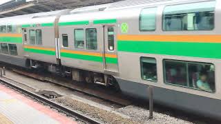E233系3000番台コツE-03編成+コツE-64編成横浜駅発車
