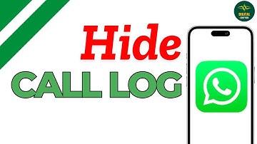 How to hide WhatsApp call log on iPhone ?