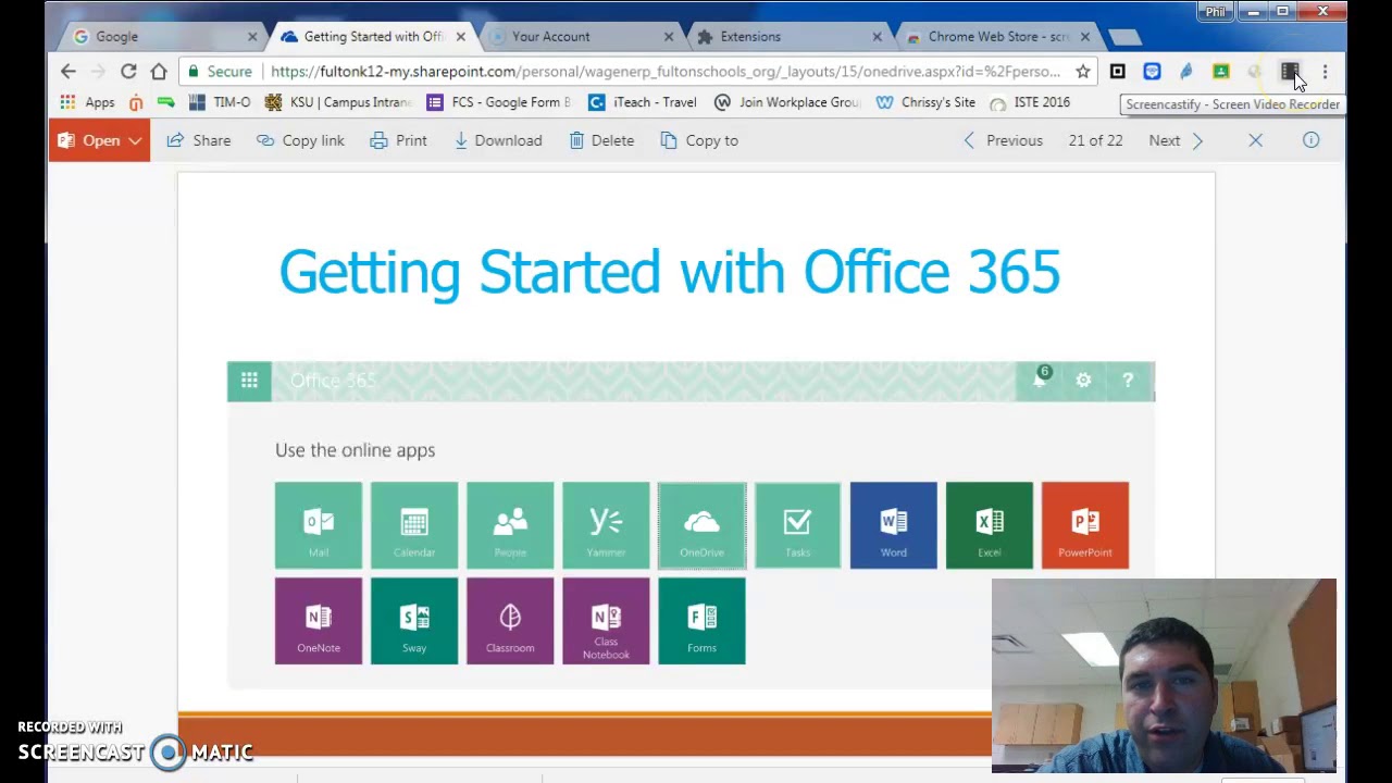 Adding Google Extension Screencastify YouTube