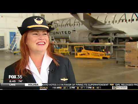 Women in Aviation newspaper mockup
