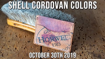 Horween Shell Cordovan Colors