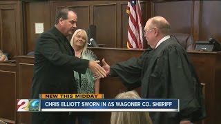 Chris Elliot sworn-in as new Wagoner County Sheriff
